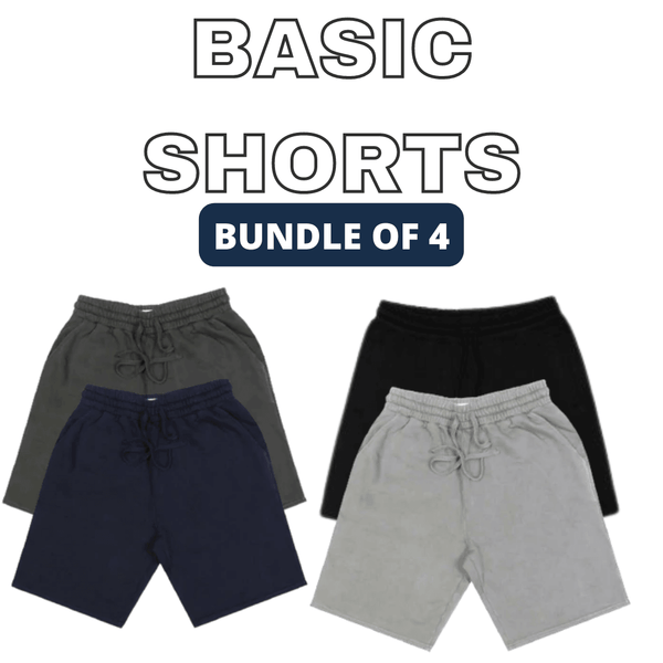 Bundle of 4 Basic Shorts - YK