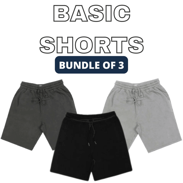 Bundle of 3 Basic Shorts - YK