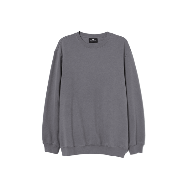 Basic Charcoal Gray Sweatshirt - YK Clothing