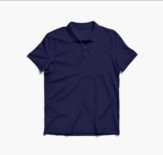 BASIC Navy Blue POLO T Shirt